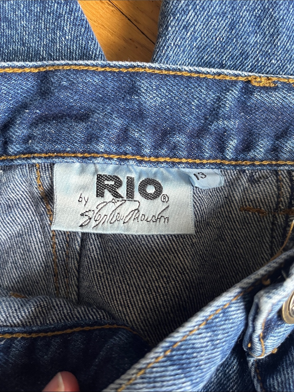 Vintage Rio 90s Balloon Jeans sz 13 - Picture 5 of 6